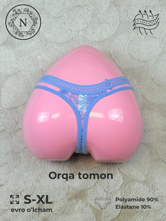 To'rli stringi ichki kiyim, ikki tasma, S–XL, evro o‘lcham