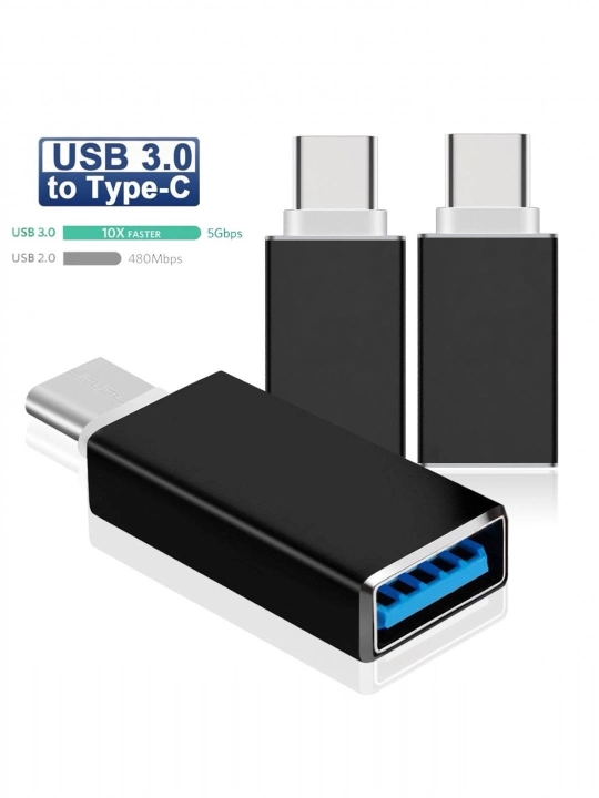 USB Type-C OTG адаптер USB-A 3.0 для флешки клавиатуры мыши