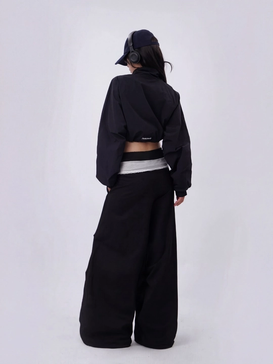MIYO Женские тёплые зимние трико брюки с начёсом, широкие oversize