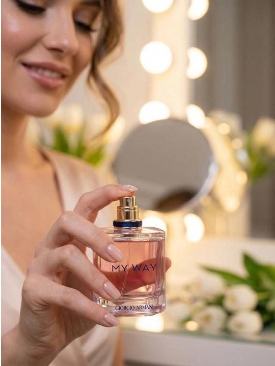 Parfyumlangan suv Giorgio Armani My Way ayollar atiri, Eau de Parfum, 90 ml