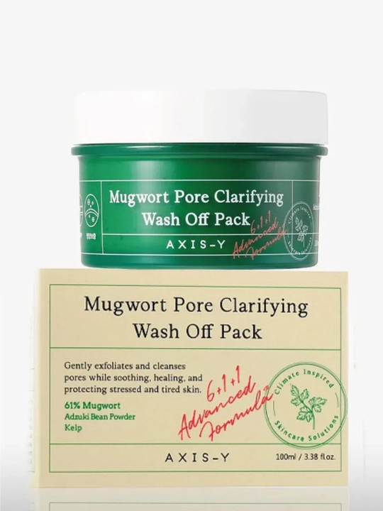 Маска для лица Mugwort Pore Clarifying Wash Off Pack