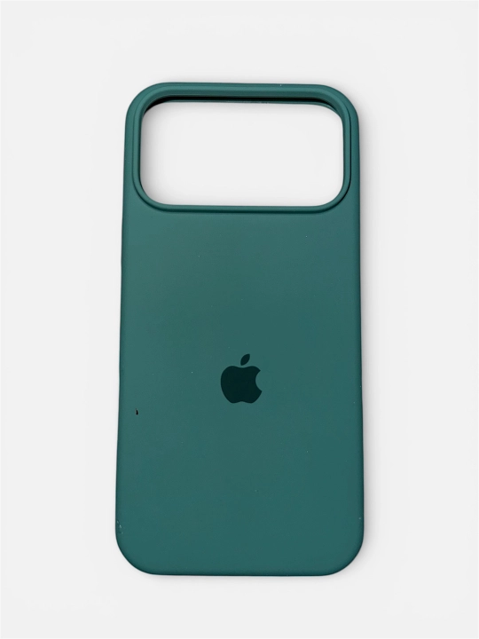 IPhone 13, 14, 15, 16, 17 Pro, Maks, rangli, silikon g'iloflar