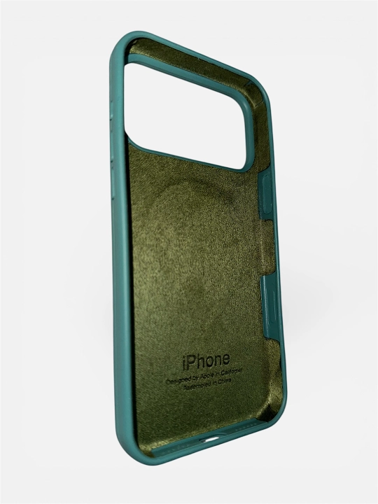 IPhone 13, 14, 15, 16, 17 Pro, Maks, rangli, silikon g'iloflar