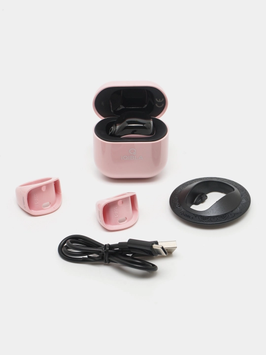 Elektron Tasbeh Zikr Ring Jood, zaryad keysi bilan, namoz vaqti eslatmasi, universal uzuk