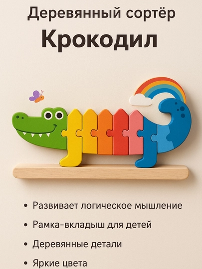 Деревянная развивающая игрушка, головоломка, деревянные игрушки, из дерева — RADORAY-DERIGRUSHKA-АМЕТИС