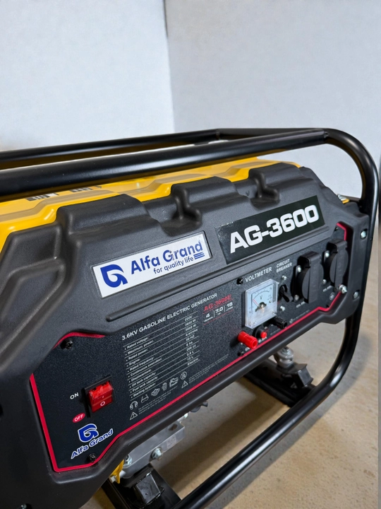 Benzinli elektr generator Alfa Grand 3.6kw 220v AG 3600