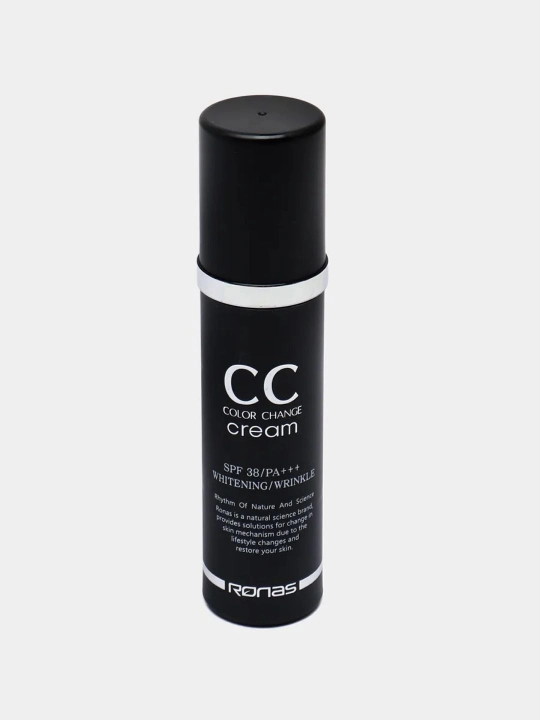 Ronas CC krem SPF 50, quyoshdan himoya, yuz uchun ton beruvchi krem, koreys kosmetikasi