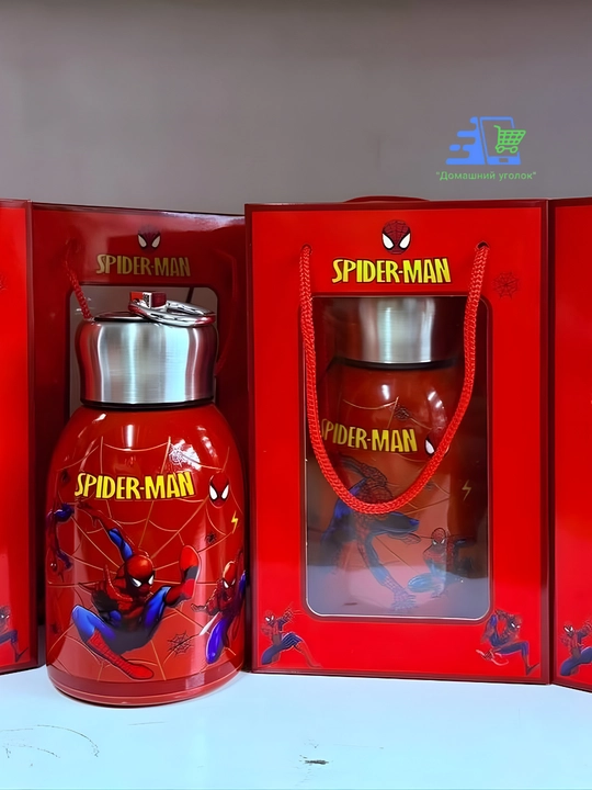 Детская термобутылка-термос Spider-Man/Kuromi/Hello Kitty/Frozen, 300 мл, держит тепло