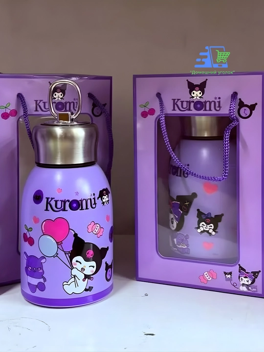 Bolalar uchun termobutulka-termos Spider-Man/Kuromi/Hello Kitty/Frozen300 m