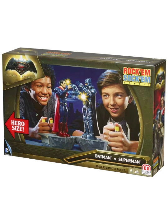 Rock-Em Sock-Em Robots Batman vs Superman игра-бокс с поединком супергероев - 