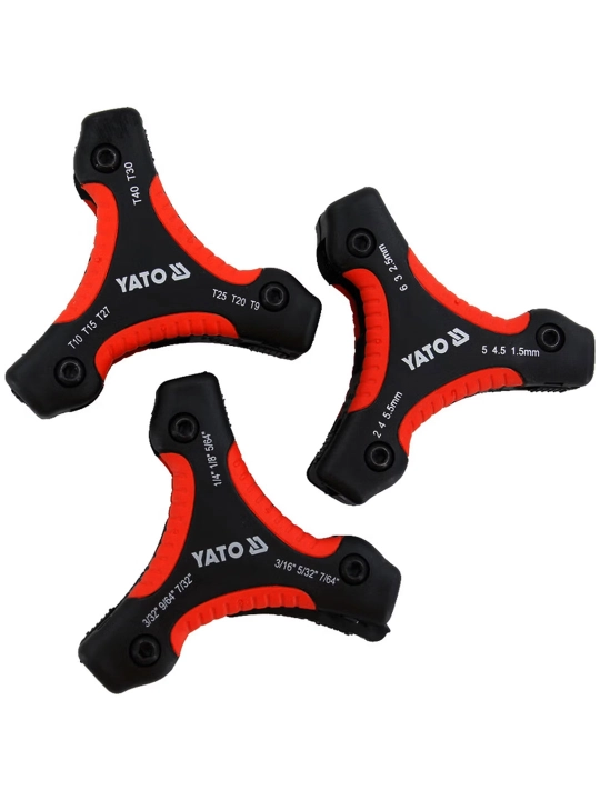 Складной ключ YATO YT-05644 HEX Torx 26 в 1 CrV - 