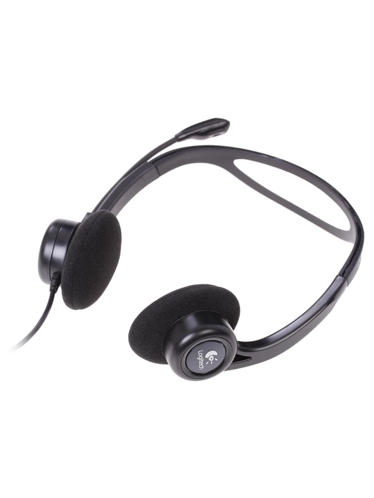 Logitech PC960 Corded Stereo simli quloqchinlari,kompyuter uchun,aloqa markazi,qo‘ng‘iro