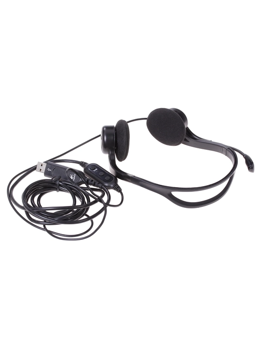 Logitech PC960 Corded Stereo simli quloqchinlari,kompyuter uchun,aloqa markazi,qo‘ng‘iro