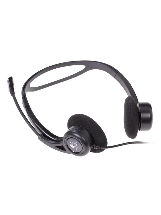 Logitech PC960 Corded Stereo simli quloqchinlari,kompyuter uchun,aloqa markazi,qo‘ng‘iro
