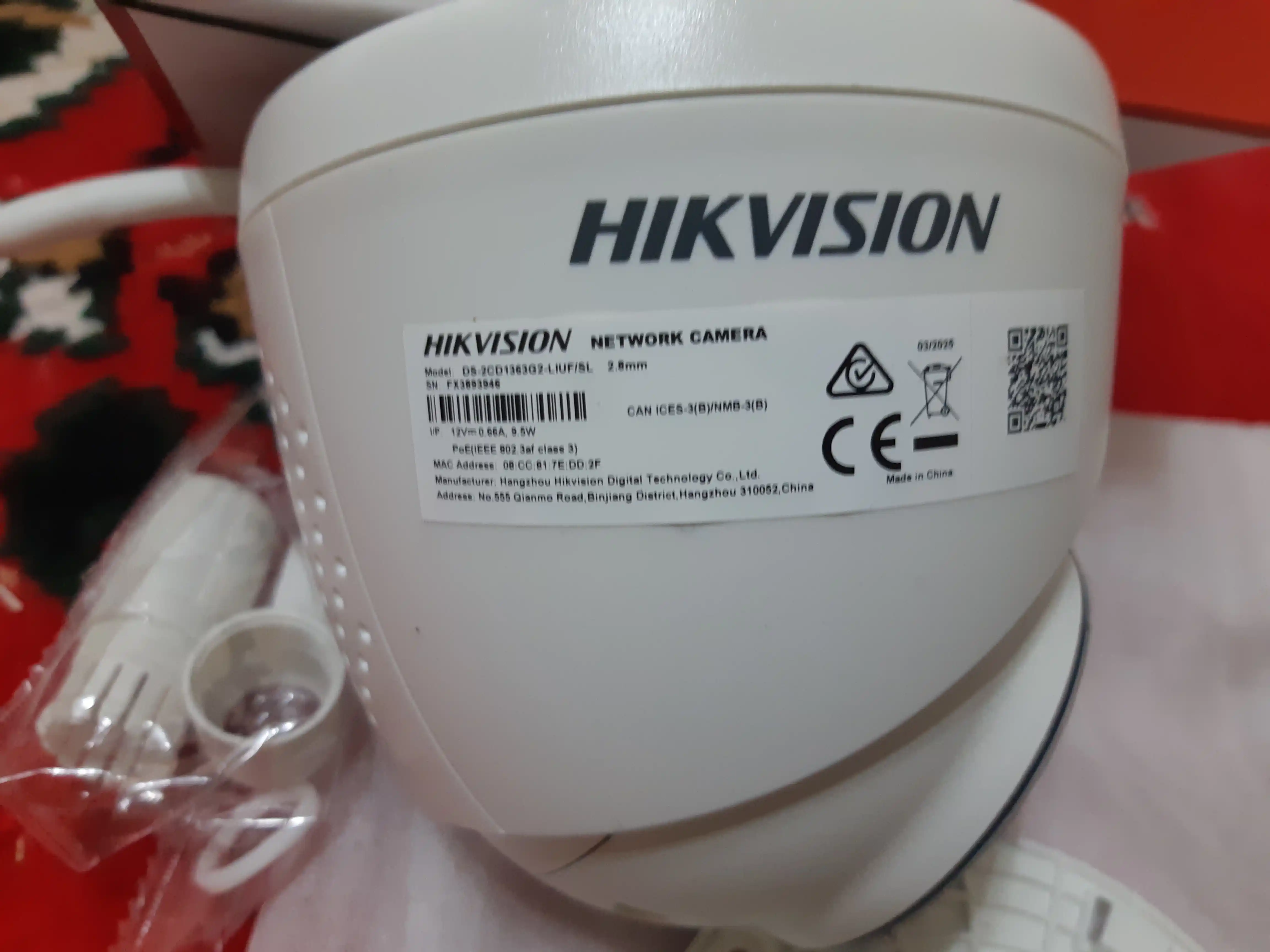 Гибридная камера Hikvision DS-2CD1363G2-LIUF/SL 6MP
