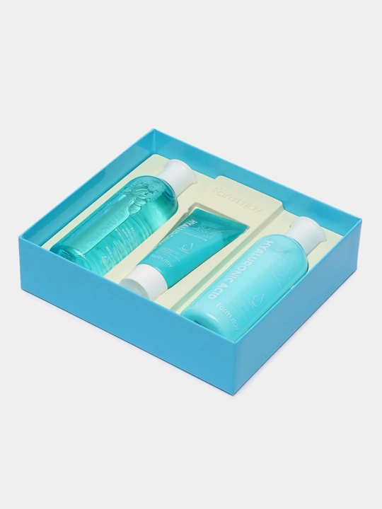 Yuz uchun to'plam, FarmStay, Collagen, Hyaluronic acid, 3 set
