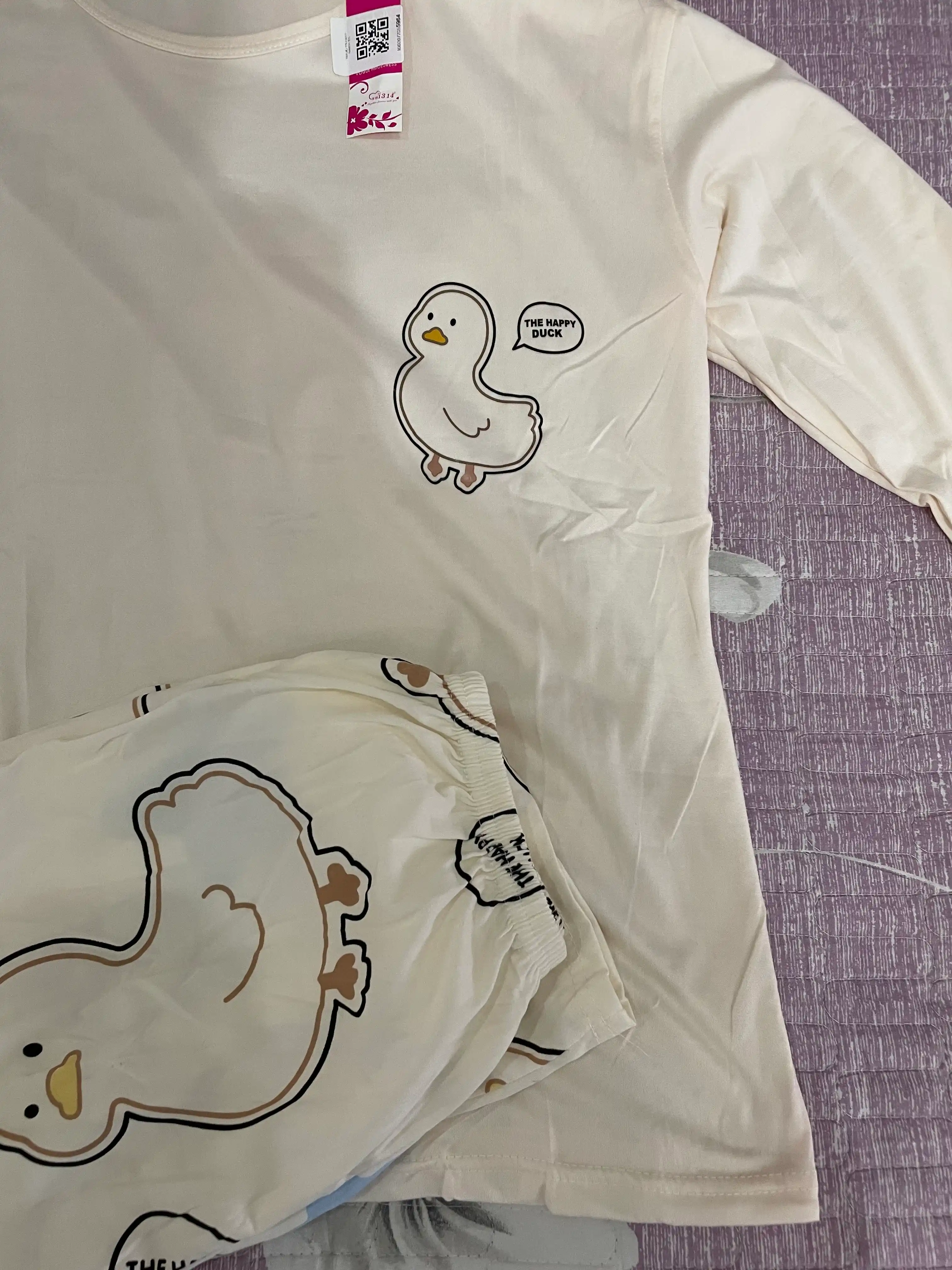 Ayollar va qizlar uchun pijama, ikki dona, ichki siynabandli, kofta va shimli, 2 tasi 1 da