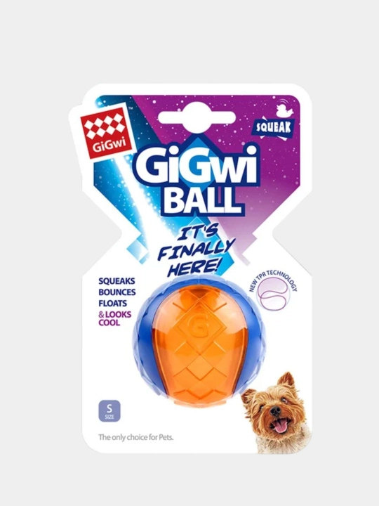1 ta g'ichirlovchi shar it o'yinchog'i - 