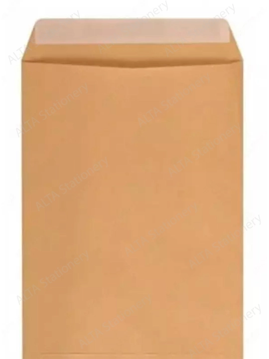Конверт 50 шт А4 229х324, крафт, 90г/м2, с отрывной лентой, 161150