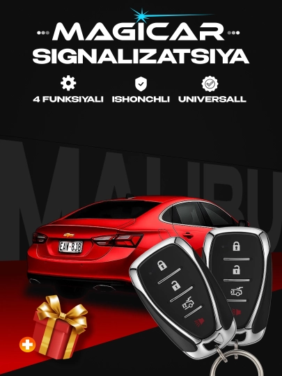 Автосигнализация Magicar 717, пульт дистанционного управления Malibu — UZBAVTO-MLBPULT