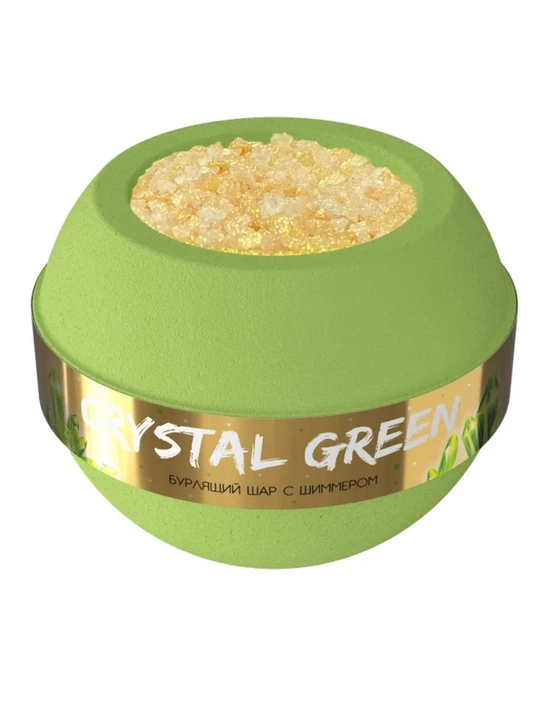 Бомбочка с шиммером и морской солью Crystal Mint, Blue, Pink, 210 гр, Fabrik Cosmetology