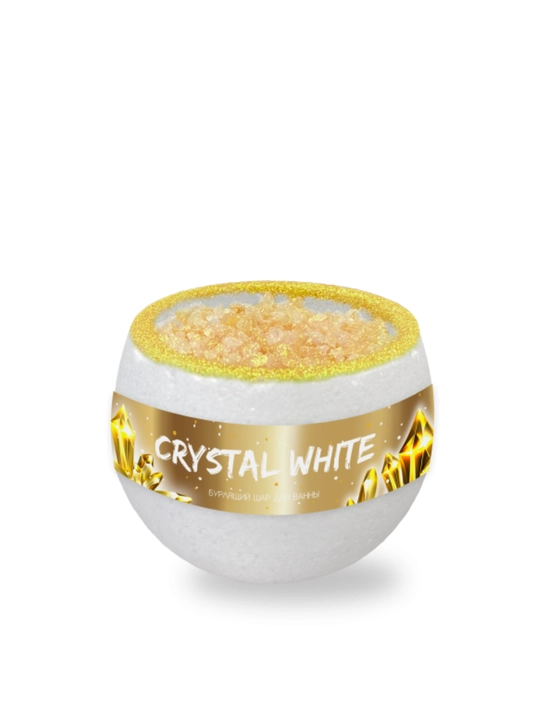 Бомбочка с шиммером и морской солью Crystal Mint, Blue, Pink, 210 гр, Fabrik Cosmetology