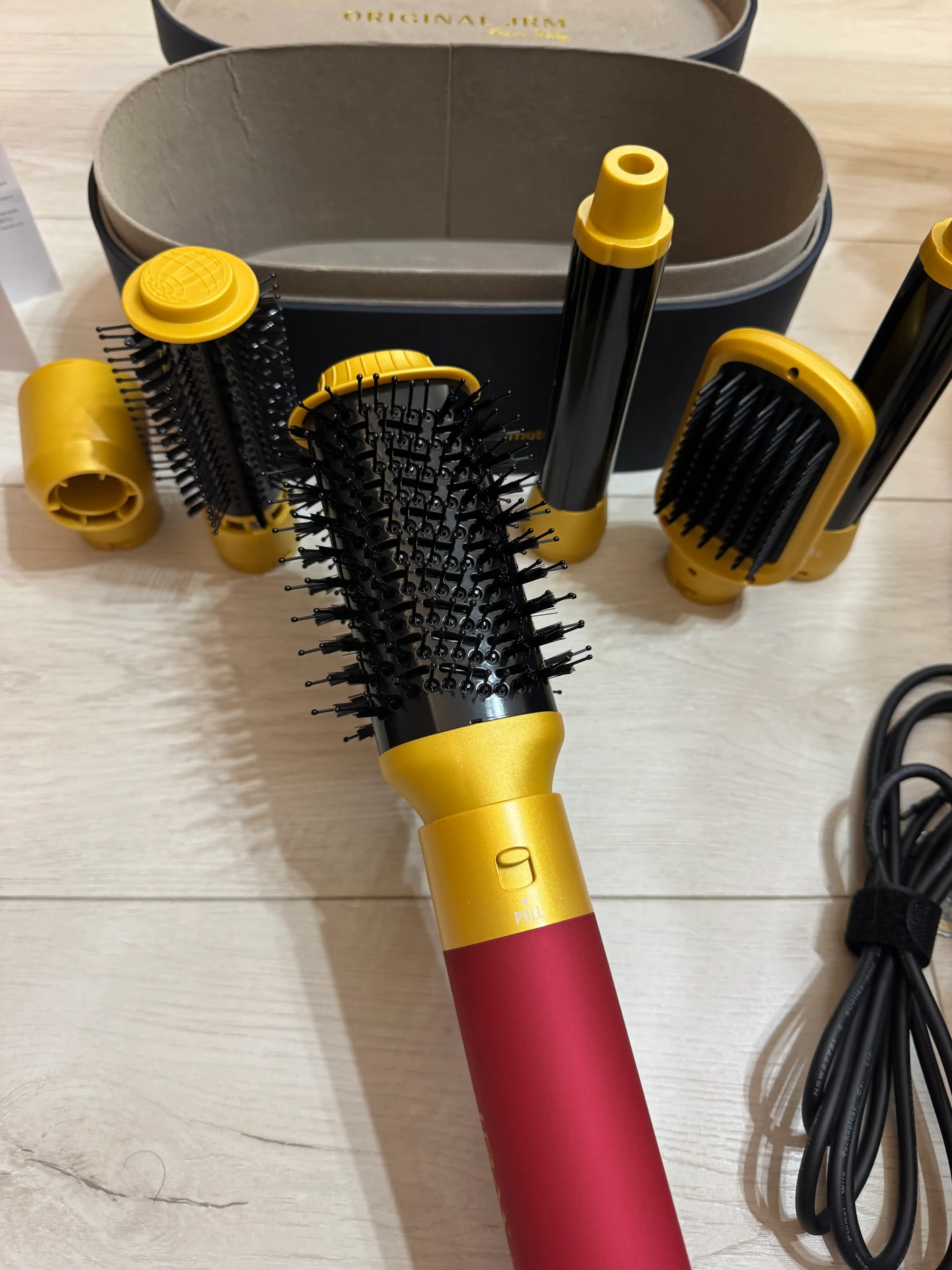 Soch quritgich fen Airwrap JRM styler, 6 tasi 1 da, avtomatik ployka va turmaklash