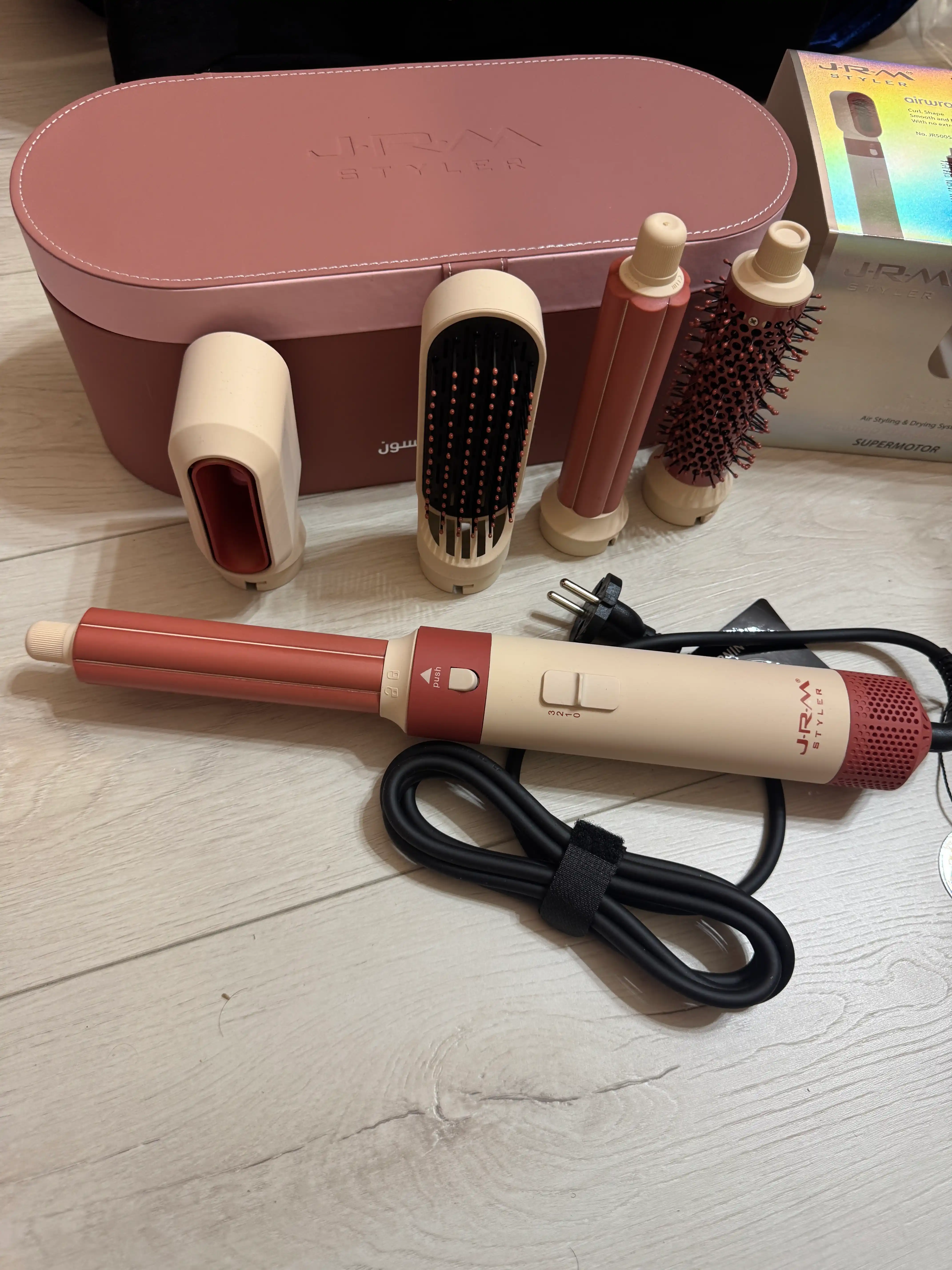 Issiq havo bilan yotqizish uchun JRM styler JR-5005