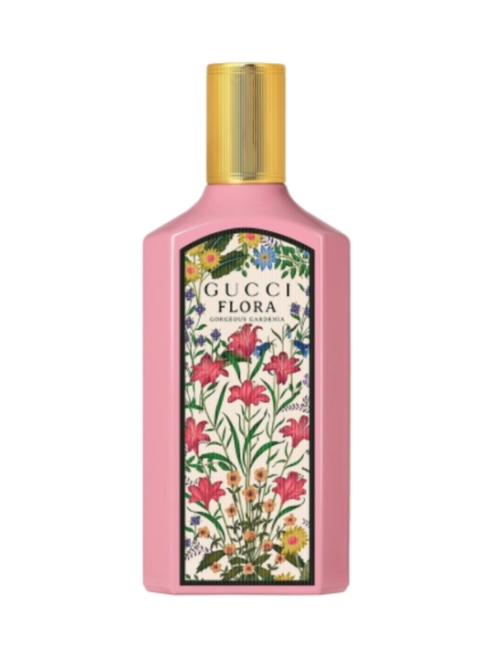 Ayollar uchun parfyumlangan suv Gucci Flora Gorgeous Gardenia, shirin gul hidi - 