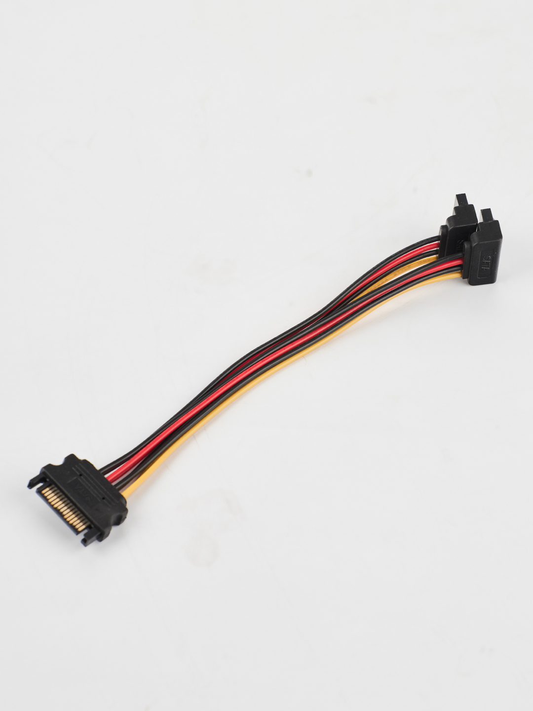 Adapter SATA - Dual SATA L shaklidagi dual HDD, SSD qattiq disk uchun qo'shimcha pitaniya