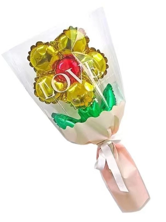 🎈 Цветок любви – цветок-шар, символизирующий любовь, букет подарок - 