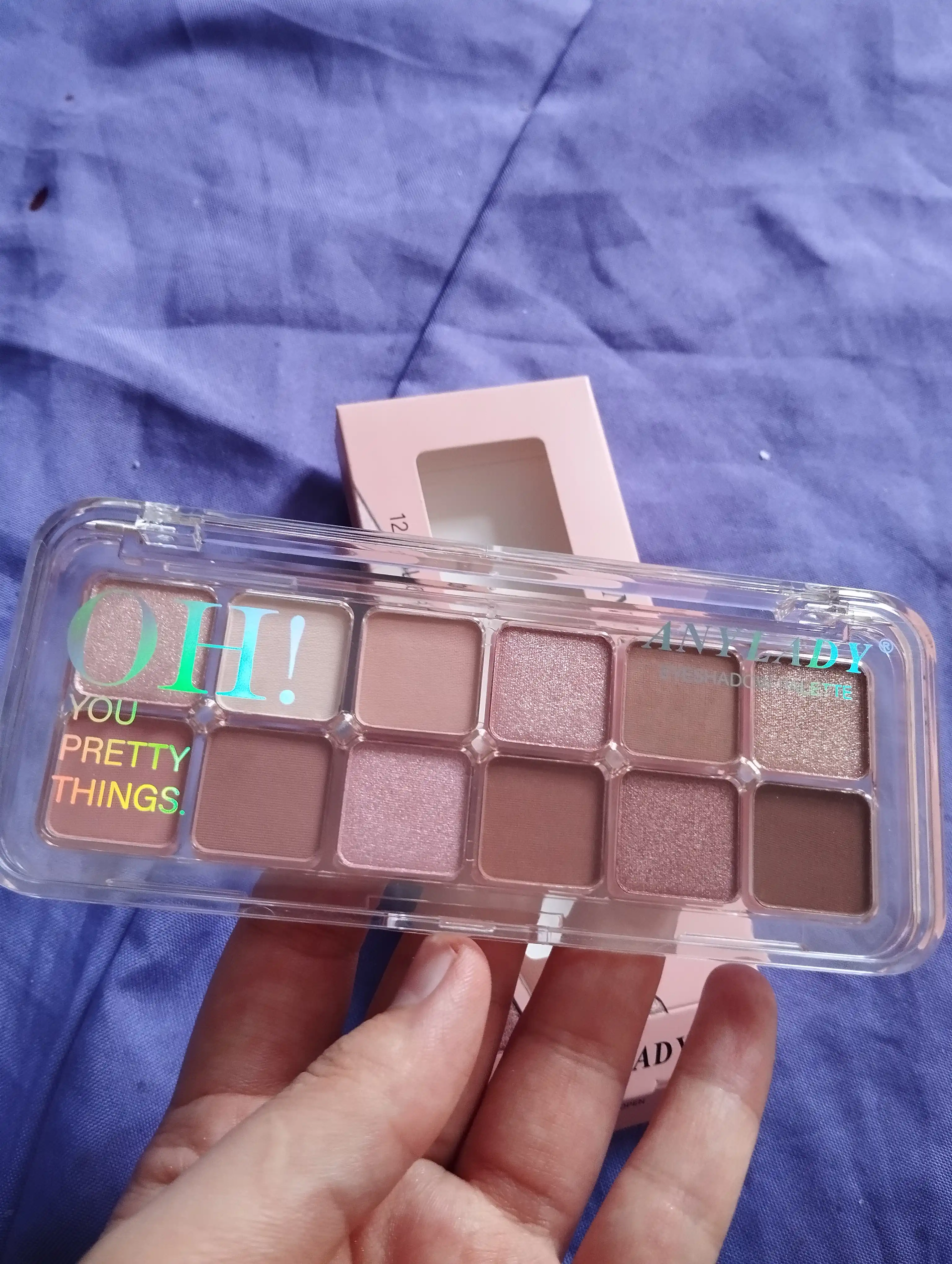 Палетка теней для век ANYLADY 12 Color Eyeshadow Palette