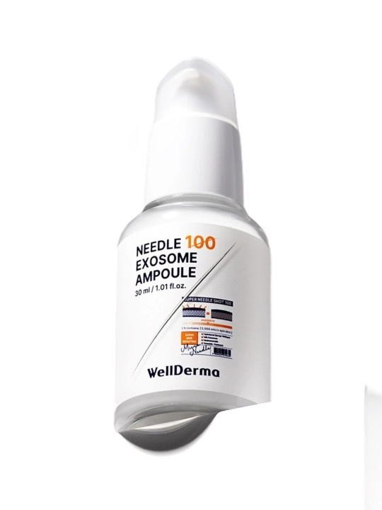 Ампула для лица WellDerma Needle 100 Exosome , с эксозомами и микроиглами, 30 мл