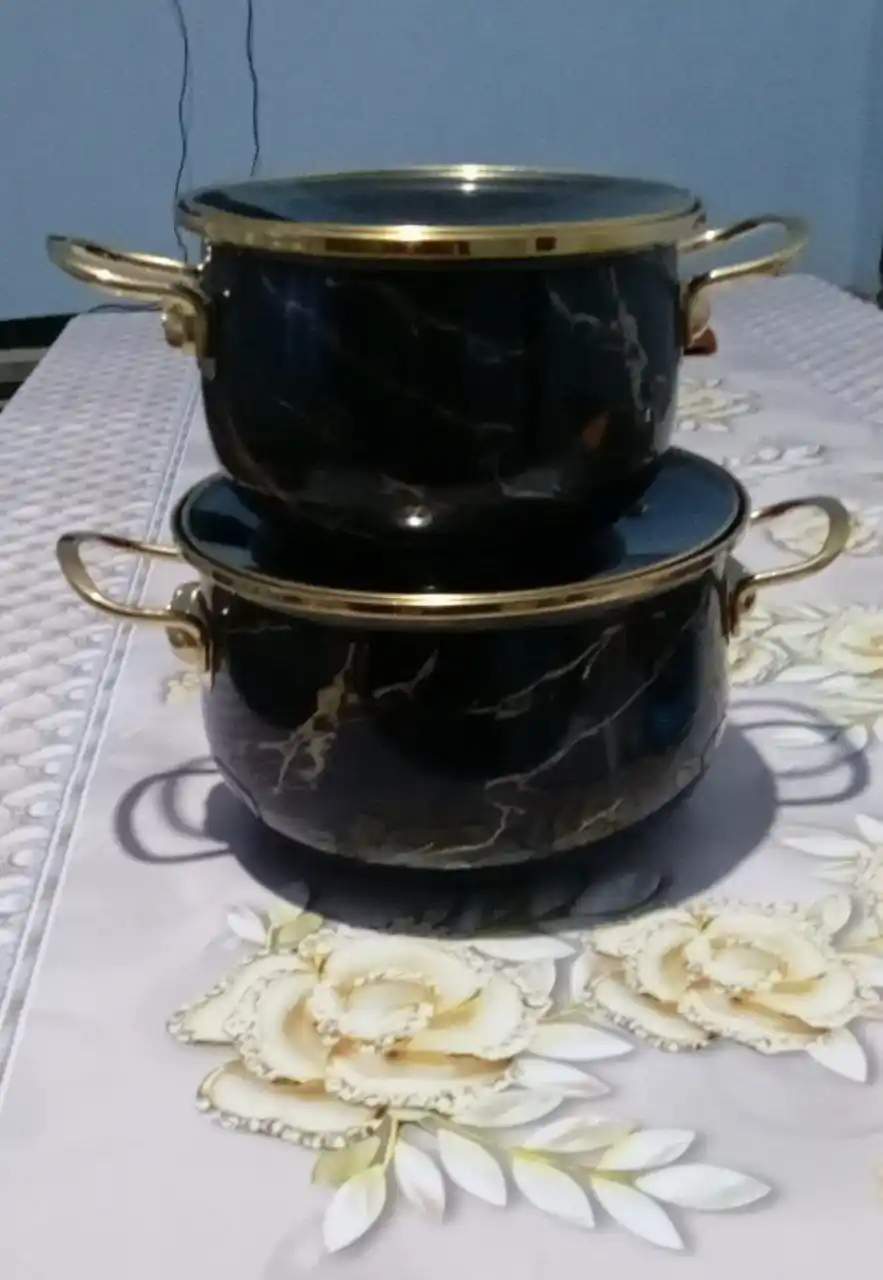 Emal qilingan sho'rva kostryulka, 18x11.5 sm,2.0 litr, 28x17 sm, 8.0 litr