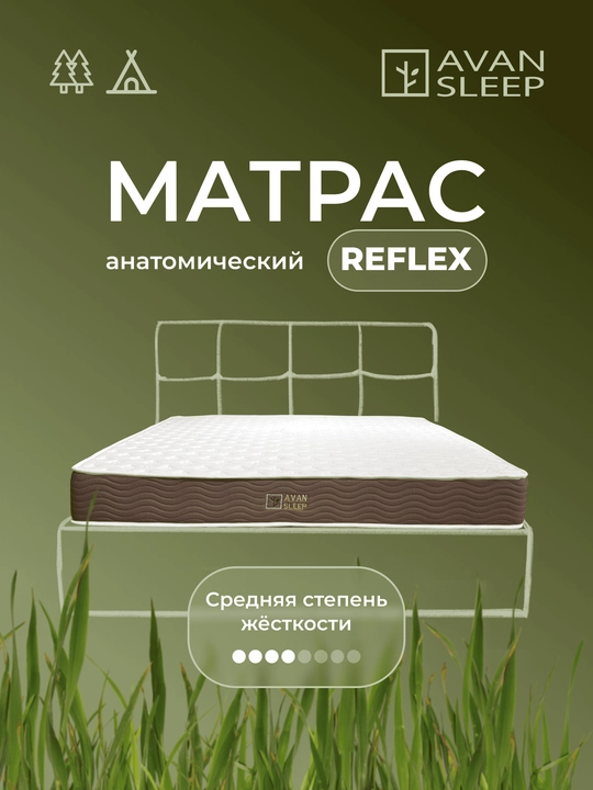 Аnatomik matras REFLEX, 200x80 / 200x90 / 200x160 / 200x180 / 210x170 / 210x180 sm - 