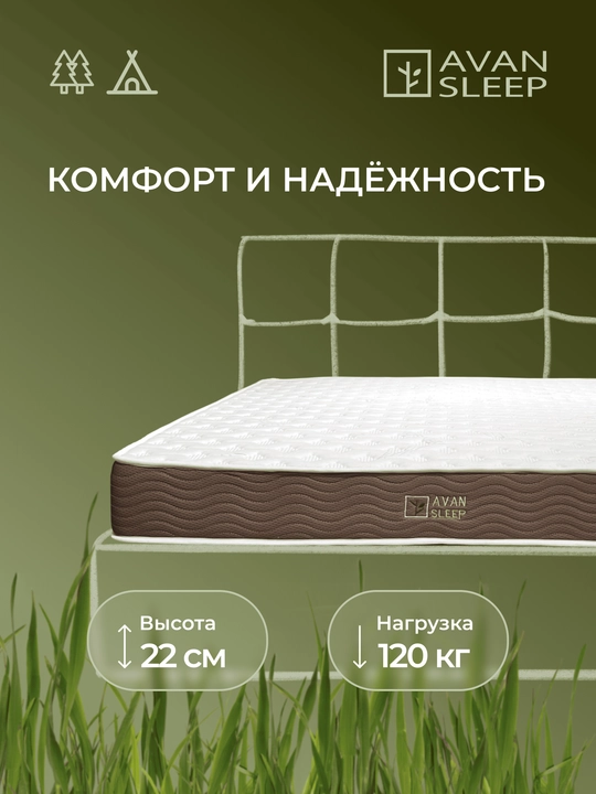 Аnatomik matras REFLEX, 200x80 / 200x90 / 200x160 / 200x180 / 210x170 / 210x180 sm
