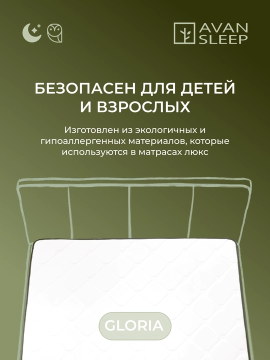 Аnatomik matras Gloria, 200x80 / 200x90 / 200x160 / 200x180 / 210x170 / 210x180 sm