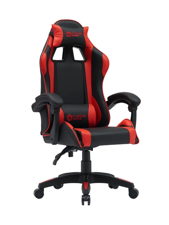 Игровое компьютерное кресло Canyon Core SGCH2, экокожа, подушки мягкие подлокотники 120 кг