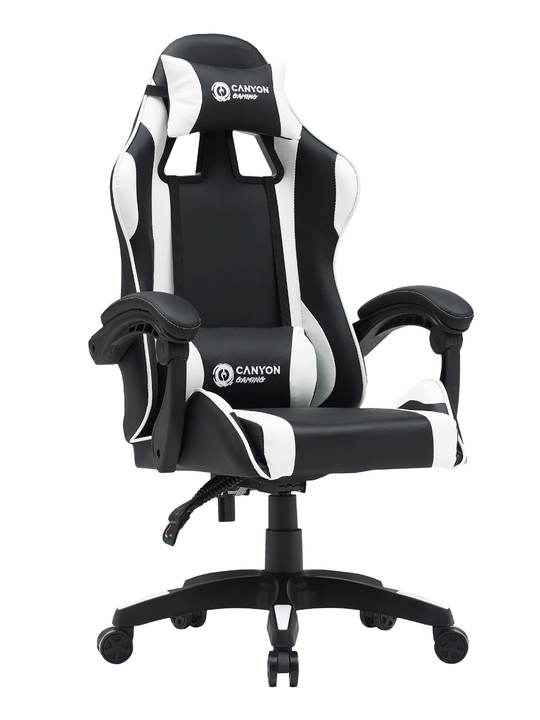 Игровое компьютерное кресло Canyon Core SGCH2, экокожа, подушки мягкие подлокотники 120 кг