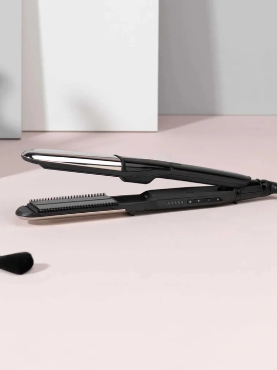 Выпрямитель для волос Babyliss ST496E, серебристый/черный