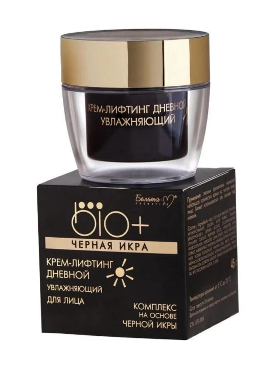 Крем-лифтинг для лица Belita Bio+, Черная икра, дневной увлажняющий, 45 гр