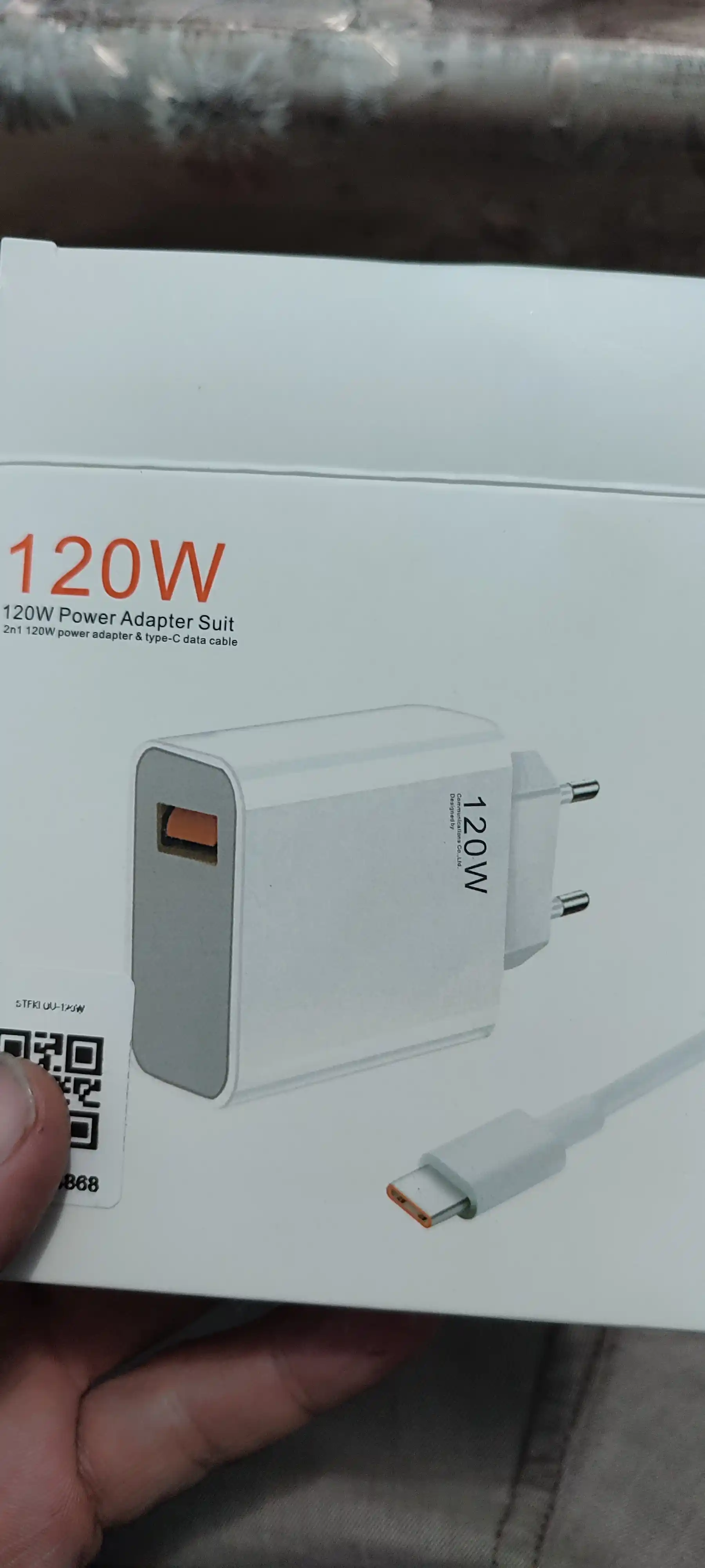 Адаптер питания 120 Вт, зарядное устройство, Redmi, Type-C