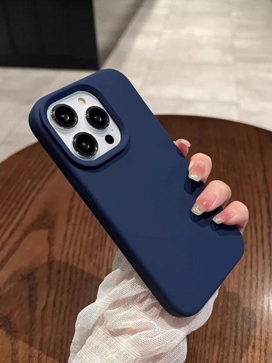Chexol IPhone, IPhone 14, 15, 16, 17 Pro, Pro Max, va Air uchun chexollar, rangli, silikon - 