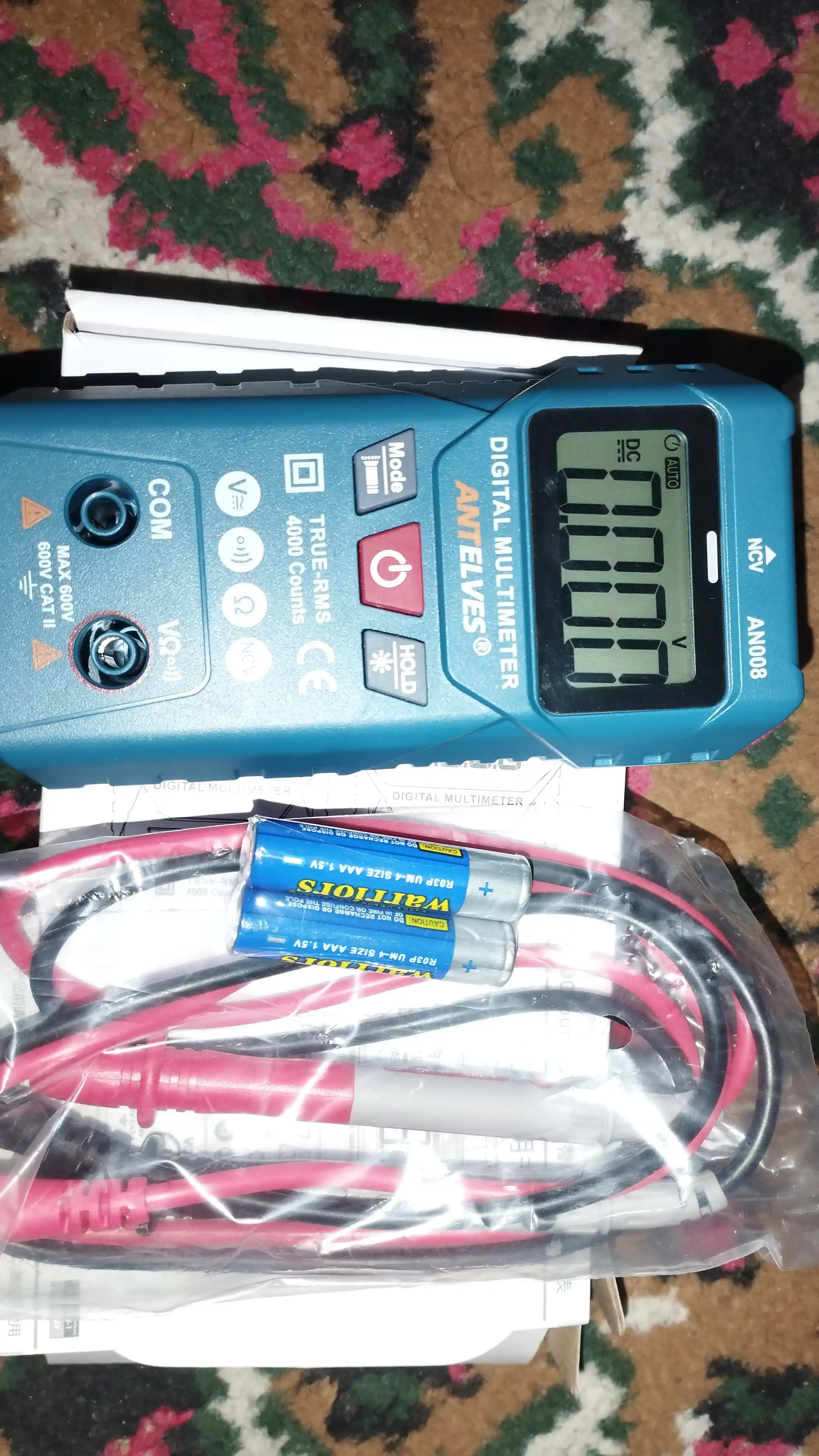 Raqamli avtomatik multimetr, tester, NCV