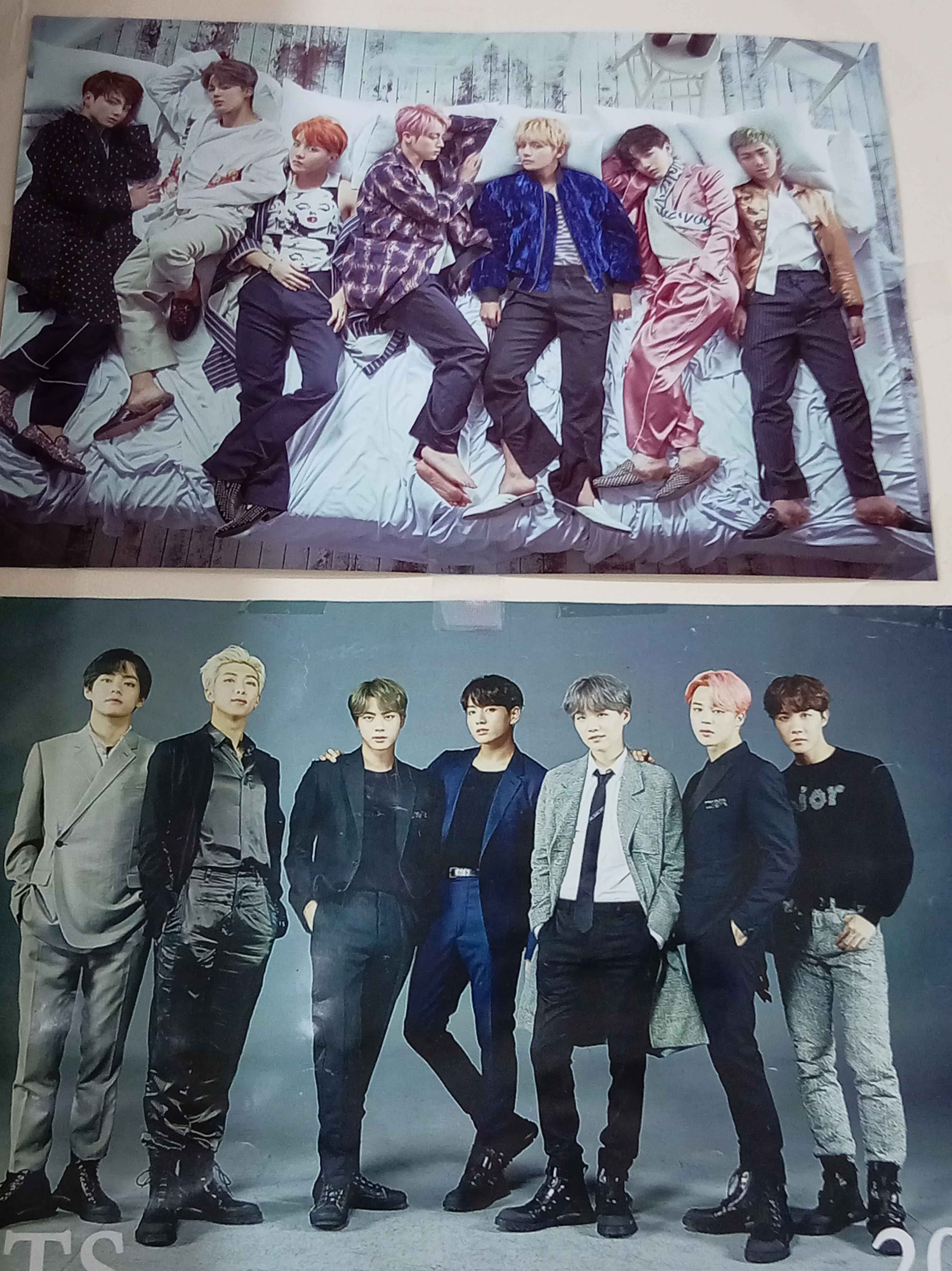 Постер с K-POP группой BTS, А3, Плакат, подарок