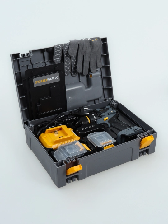 Zeromax 21v shurup buragich, yuqori quvvat, professional