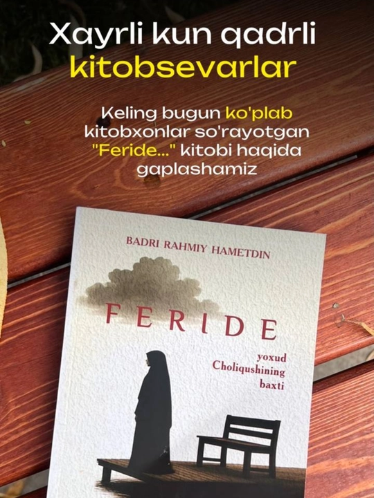 Feride yoxud Choliqushining baxti — Badri Rahmiy Hametdin, roman