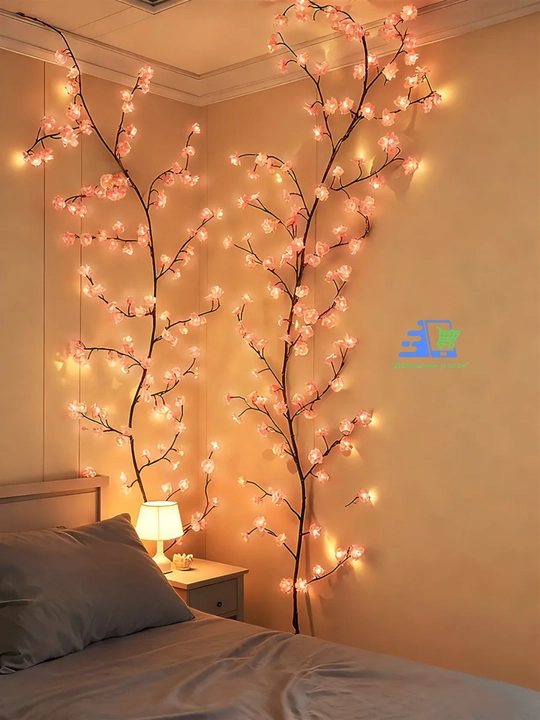 Devor chirog‘i "Gulliy shaftoli novdasi", 96 LED, egiluvchan, USB