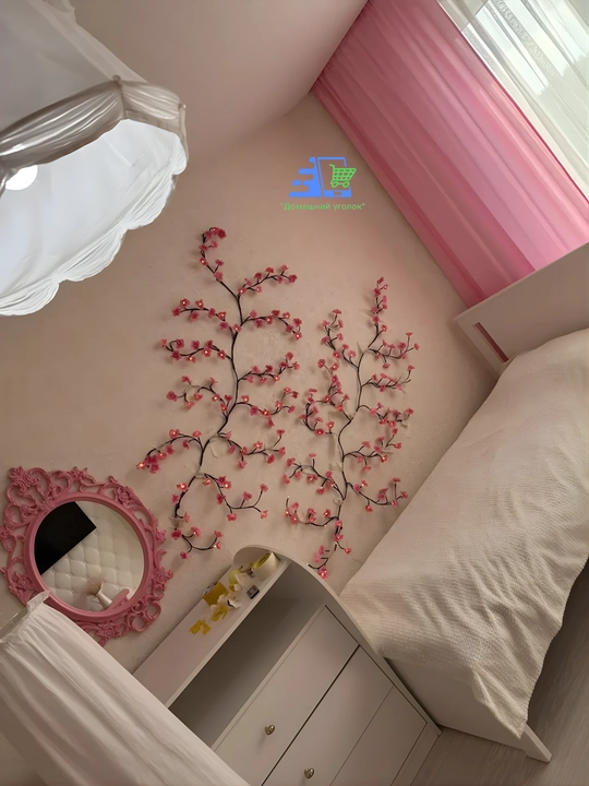 Devor chirog‘i "Gulliy shaftoli novdasi", 96 LED, egiluvchan, USB