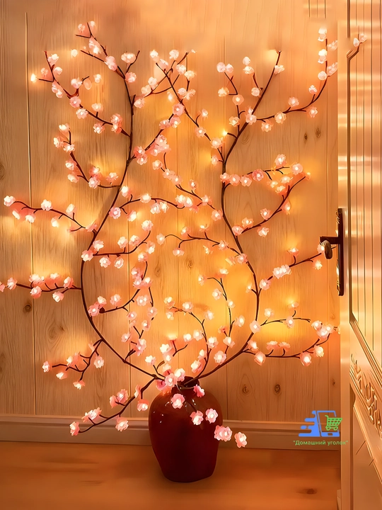 Devor chirog‘i "Gulliy shaftoli novdasi", 96 LED, egiluvchan, USB